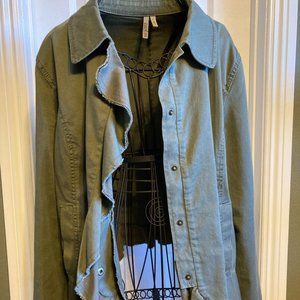 Caslon Casual Ruffle Jacket